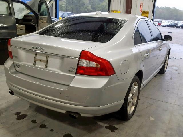 YV1AH992581050012 - 2008 VOLVO S80 T6 TUR SILVER photo 4