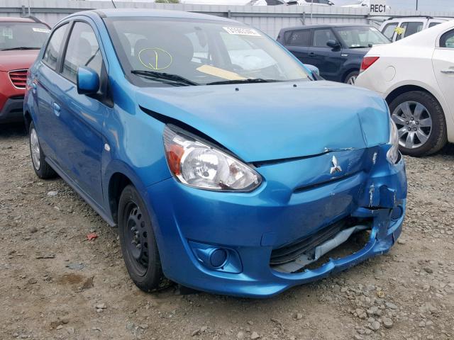 ML32A3HJ1FH032070 - 2015 MITSUBISHI MIRAGE DE BLUE photo 1