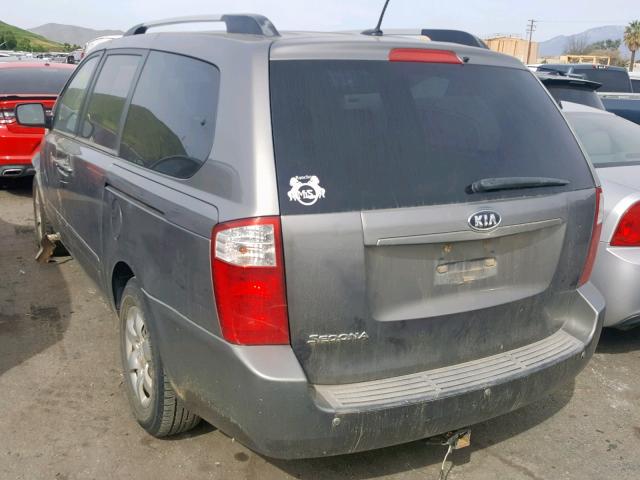 KNDMG4C3XA6347599 - 2010 KIA SEDONA LX GRAY photo 3