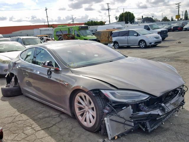 5YJSA1E27GF169045 - 2016 TESLA MODEL S SILVER photo 1