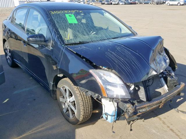 3N1AB6AP7CL682642 - 2012 NISSAN SENTRA 2.0 BLACK photo 1