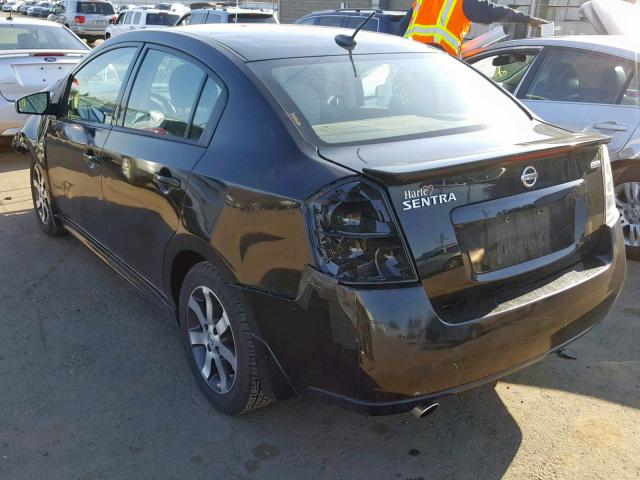 3N1AB6AP7CL682642 - 2012 NISSAN SENTRA 2.0 BLACK photo 3