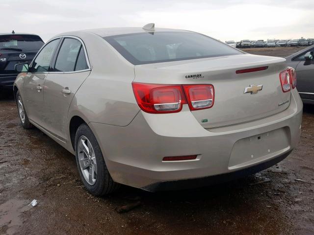 1G11C5SLXFF242647 - 2015 CHEVROLET MALIBU 1LT 金色 照片 3