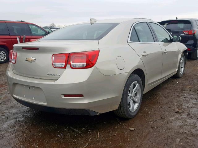 1G11C5SLXFF242647 - 2015 CHEVROLET MALIBU 1LT 金色 照片 4