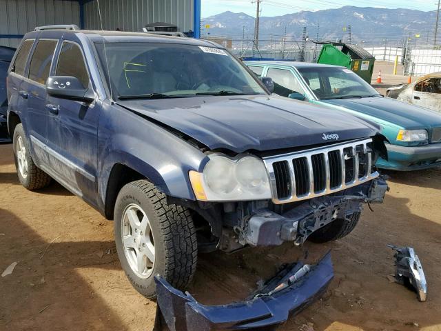 1J4HR58N26C224555 - 2006 JEEP GRAND CHER BLUE photo 1