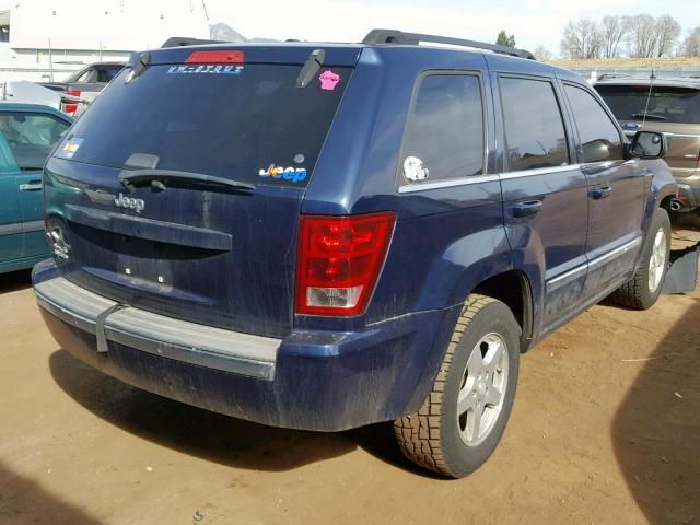 1J4HR58N26C224555 - 2006 JEEP GRAND CHER BLUE photo 4