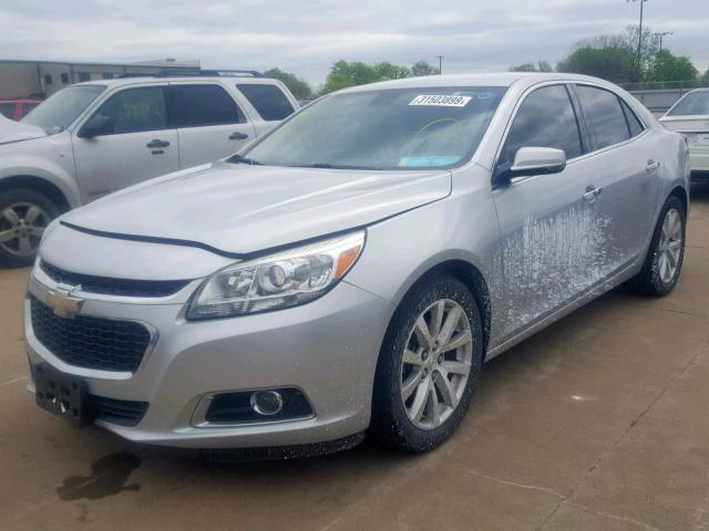 1G11F5SL0FF103523 - 2015 CHEVROLET MALIBU LTZ GRAY photo 2