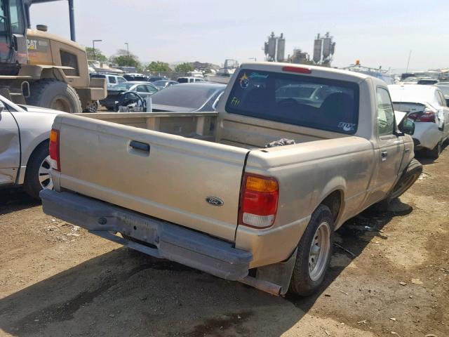 1FTYR10C7XUA44637 - 1999 FORD RANGER GOLD photo 4