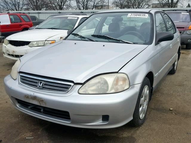 2HGEJ6615YH537817 - 2000 HONDA CIVIC BASE Gümüş foto 2