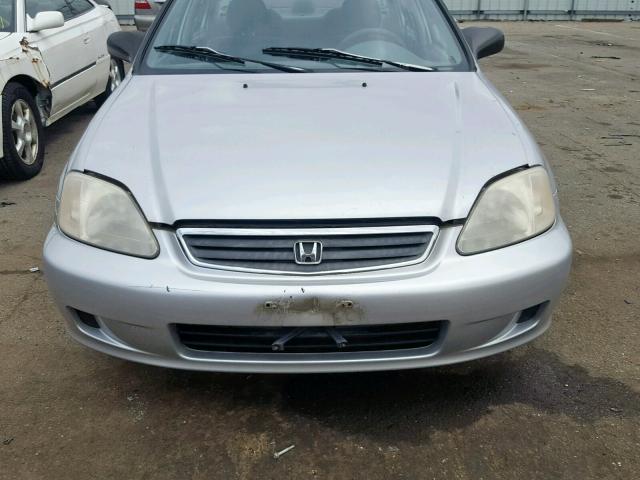 2HGEJ6615YH537817 - 2000 HONDA CIVIC BASE Gümüş foto 9