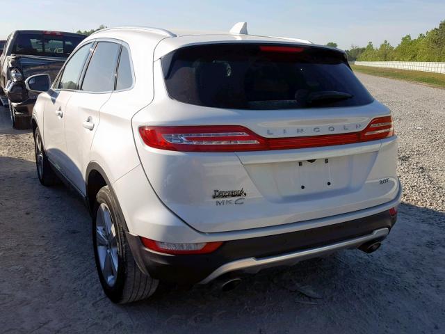 5LMCJ1C98HUL61774 - 2017 LINCOLN MKC PREMIE WHITE photo 3