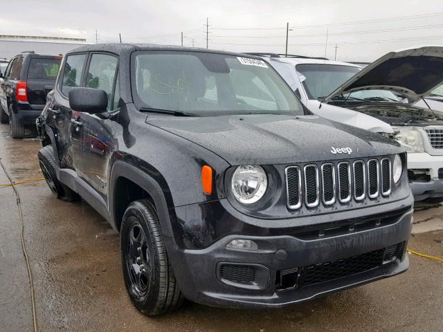 ZACCJBAB3JPH02623 - 2018 JEEP RENEGADE S შავი ფოტო 1