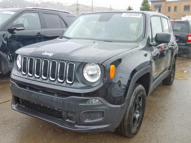 ZACCJBAB3JPH02623 - 2018 JEEP RENEGADE S შავი ფოტო 2