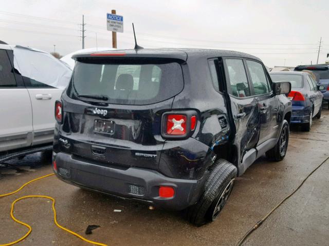 ZACCJBAB3JPH02623 - 2018 JEEP RENEGADE S შავი ფოტო 4
