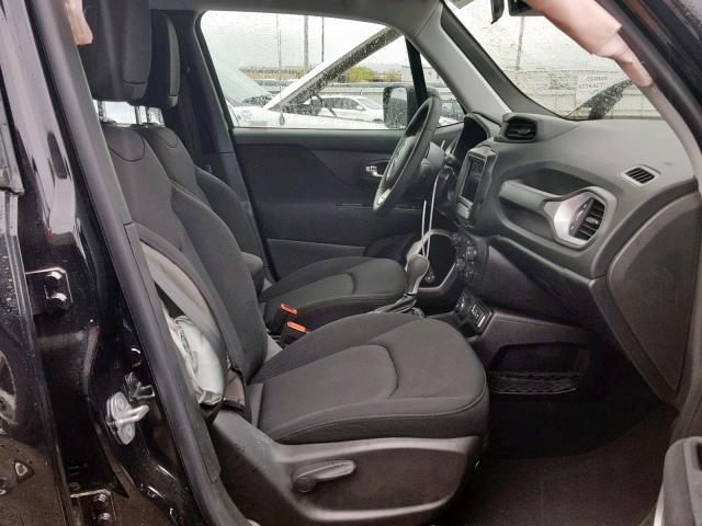 ZACCJBAB3JPH02623 - 2018 JEEP RENEGADE S შავი ფოტო 5