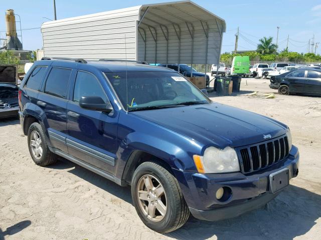 1J4GS48K45C696657 - 2005 JEEP GRAND CHER BLUE photo 1