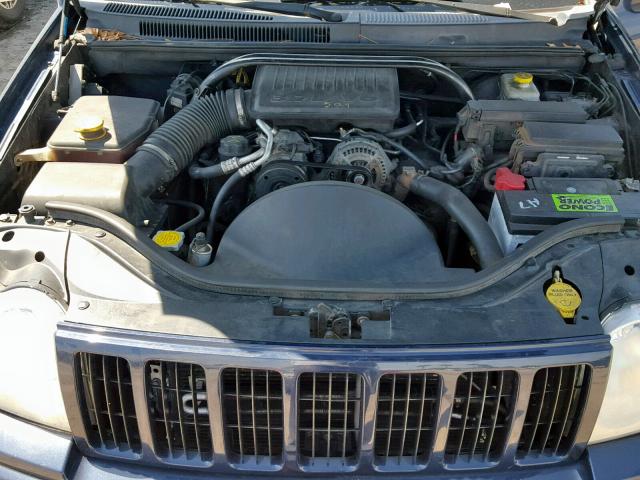 1J4GS48K45C696657 - 2005 JEEP GRAND CHER BLUE photo 7