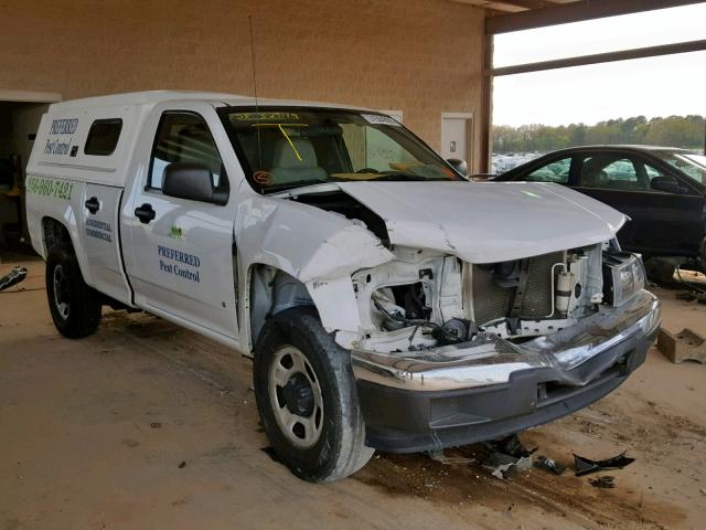 1GBDS14E298129030 - 2009 CHEVROLET COLORADO WHITE photo 1