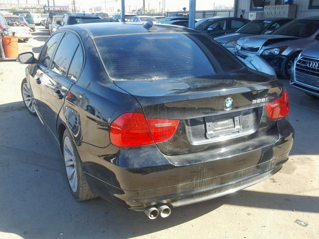 WBAPH5C56AA439224 - 2010 BMW 328 I SULE BLACK photo 3