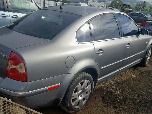 WVWRH63B63P384801 - 2003 VOLKSWAGEN PASSAT GLX SILVER photo 4