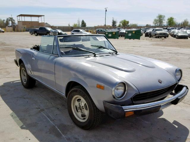 ZFAAS00B7B8184204 - 1981 FIAT 124 SPIDER SILVER photo 1