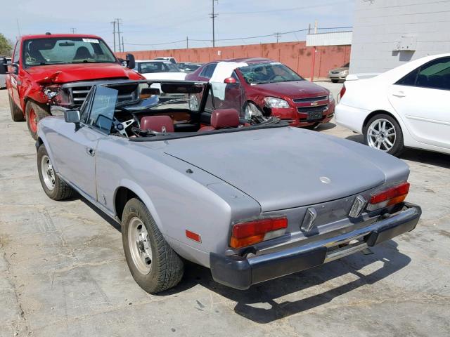 ZFAAS00B7B8184204 - 1981 FIAT 124 SPIDER SILVER photo 3