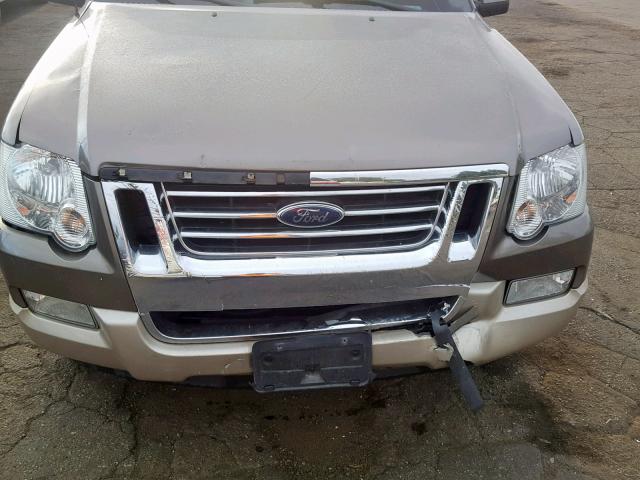 1FMEU74876UB11189 - 2006 FORD EXPLORER E TAN photo 9