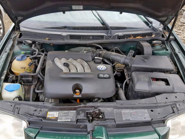 3VWSA29M7YM042730 - 2000 VOLKSWAGEN JETTA GLS GREEN photo 7