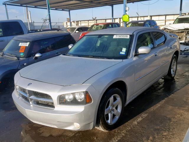 2B3CA3CV4AH181492 - 2010 DODGE CHARGER SX SILVER photo 2