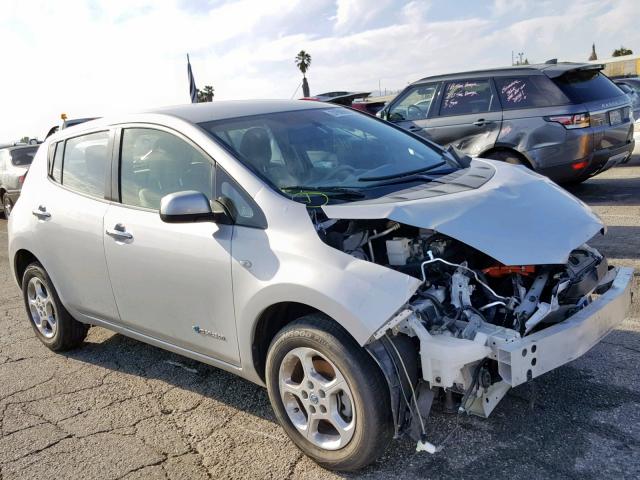 JN1AZ0CP9BT008069 - 2011 NISSAN LEAF SV WHITE photo 1