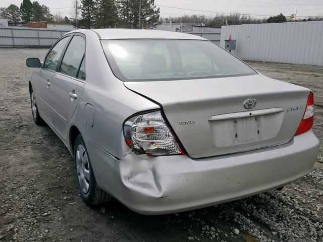 4T1BE32K73U162548 - 2003 TOYOTA CAMRY LE SILVER photo 3