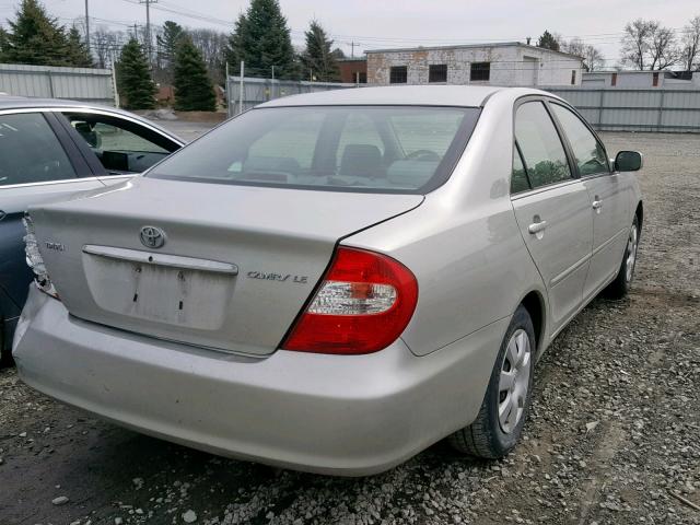 4T1BE32K73U162548 - 2003 TOYOTA CAMRY LE SILVER photo 4