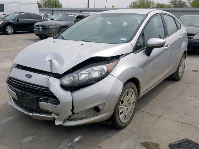 3FADP4AJ5EM168934 - 2014 FORD FIESTA S SILVER photo 2