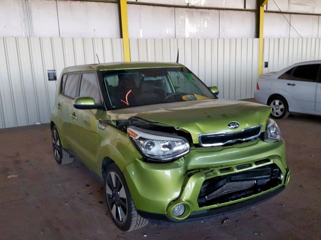 KNDJX3A5XE7709755 - 2014 KIA SOUL ! Yaşıl foto 1