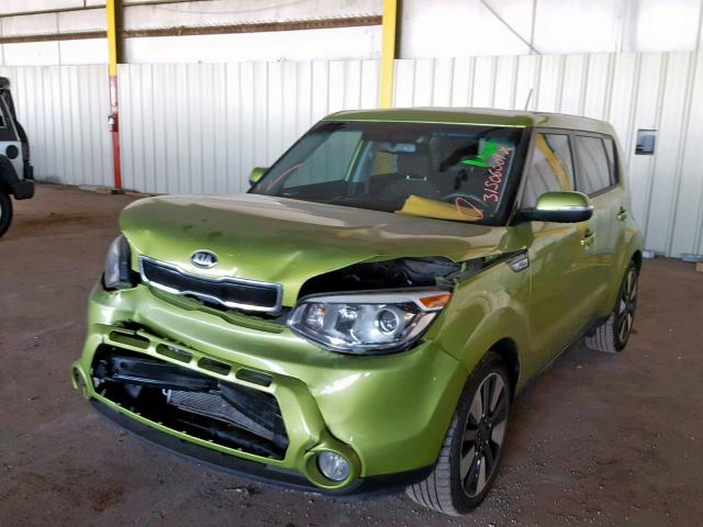 KNDJX3A5XE7709755 - 2014 KIA SOUL ! Yaşıl foto 2