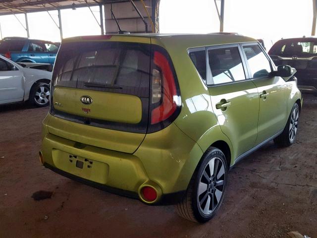 KNDJX3A5XE7709755 - 2014 KIA SOUL ! Yaşıl foto 4
