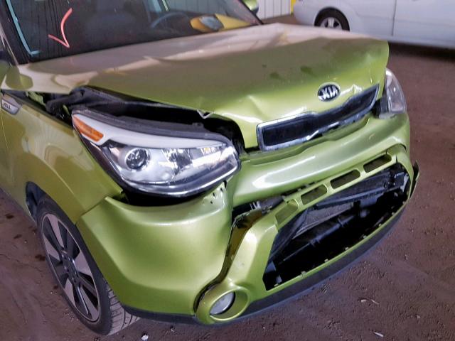 KNDJX3A5XE7709755 - 2014 KIA SOUL ! Yaşıl foto 9