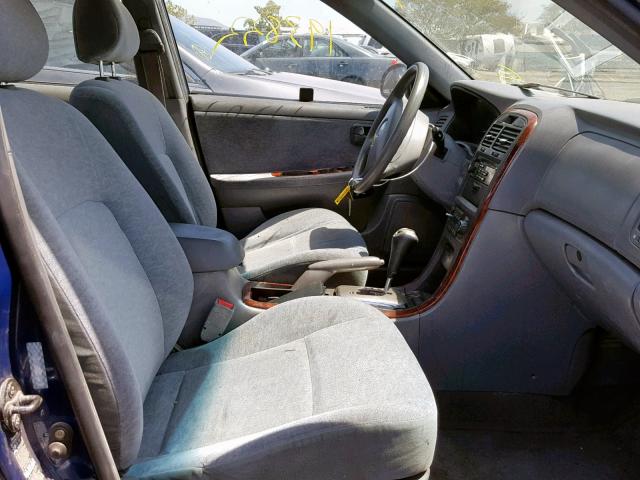 KNAGD128245260174 - 2004 KIA OPTIMA LX/ BLUE photo 5