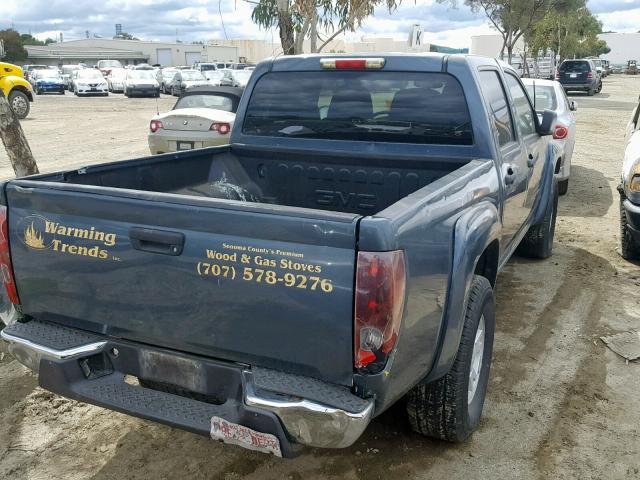 1GTDT136368153139 - 2006 GMC CANYON GRAY photo 4