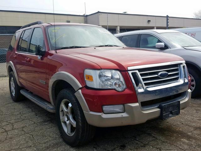 1FMEU74E38UB01803 - 2008 FORD EXPLORER E RED photo 1