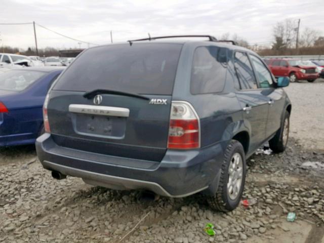 2HNYD18935H550399 - 2005 ACURA MDX TOURIN GREEN photo 4