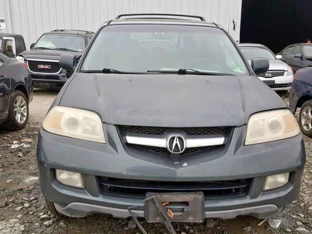 2HNYD18935H550399 - 2005 ACURA MDX TOURIN GREEN photo 9