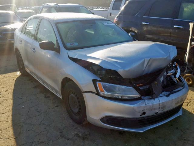 3VW2K7AJ1EM220963 - 2014 VOLKSWAGEN JETTA BASE 灰色 照片 1