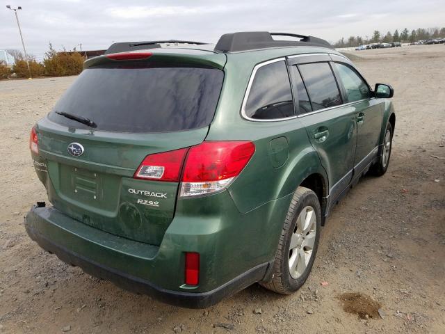 4S4BRBCC4B3379517 - 2011 SUBARU OUTBACK 2.5I PREMIUM  photo 4