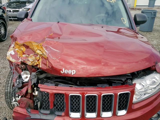 1C4NJDBB3DD199620 - 2013 JEEP COMPASS SP 红色 照片 7