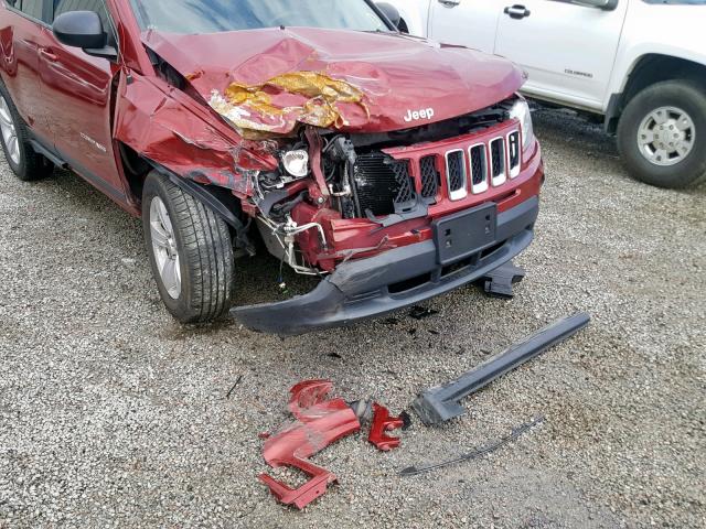 1C4NJDBB3DD199620 - 2013 JEEP COMPASS SP 红色 照片 9