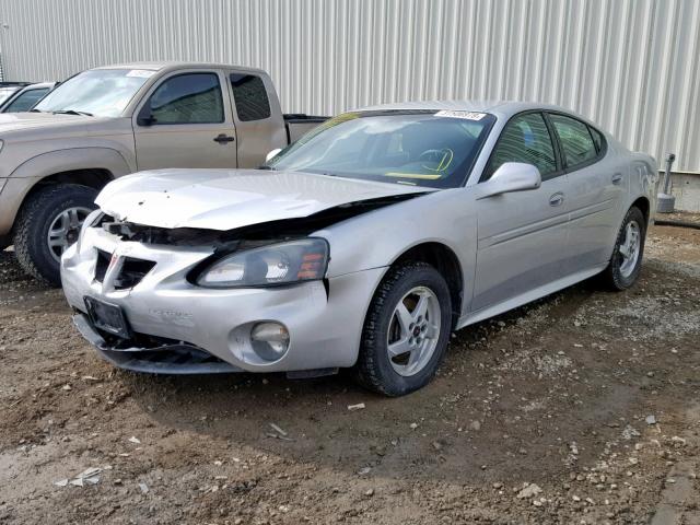 2G2WP522641243764 - 2004 PONTIAC GRAND PRIX GRAY photo 2
