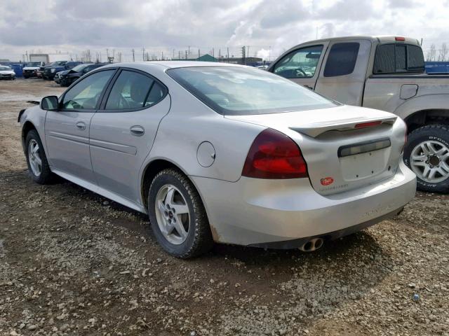 2G2WP522641243764 - 2004 PONTIAC GRAND PRIX GRAY photo 3