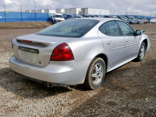 2G2WP522641243764 - 2004 PONTIAC GRAND PRIX GRAY photo 4