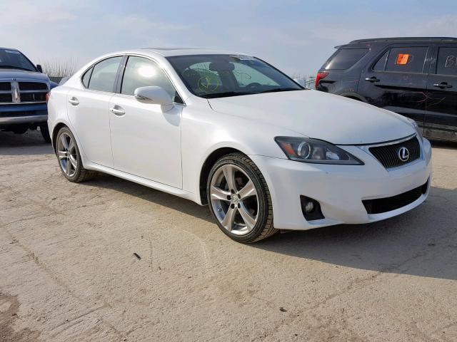 JTHBF5C26C5168345 - 2012 LEXUS IS 250 WHITE photo 1